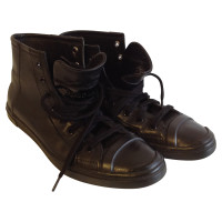 Hugo Boss Leather lace-up shoes in black