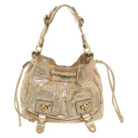Juicy Couture Handbag Suede in Gold