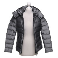 Moncler Giacca trapuntata color argento