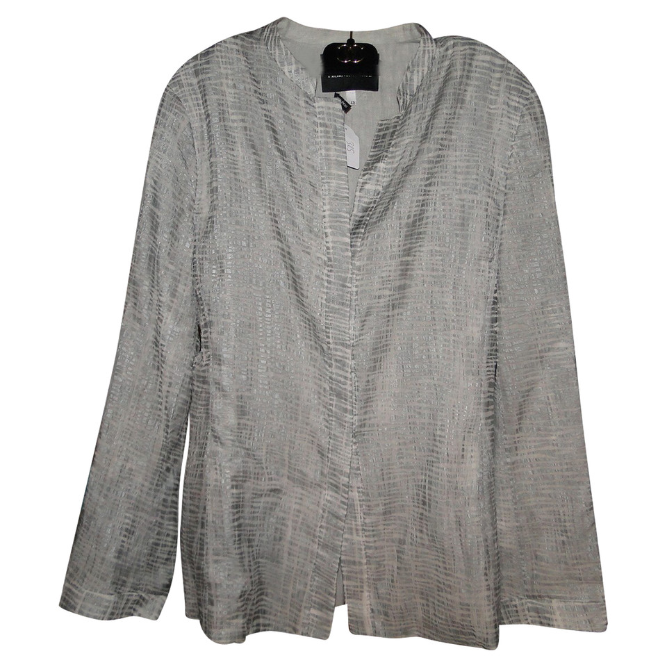 Giorgio Armani Blazer en Soie en Gris