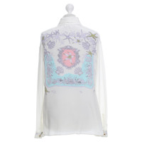 Versace blouse en soie avec imprimé