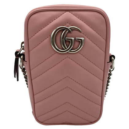 Gucci Shoulder bag Leather in Pink