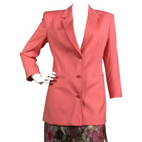 Marc Cain Wool blazer in salmon red