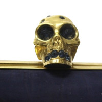 Alexander McQueen  Skull clutch bag Bow