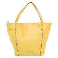 Campomaggi Shopper Leather in Yellow