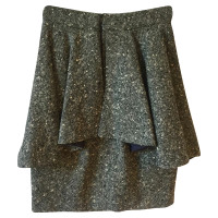 Alaïa Skirt Wool in Grey