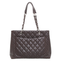 Chanel Shopping Tote Grand Leather in Brown