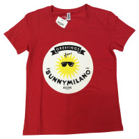 Moschino Top Cotton in Red