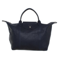 Longchamp Handtasche aus Leder in Blau