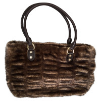 Moschino Love Handbag made of woven fur
