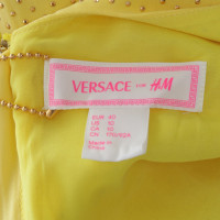 Versace For H&M Robe jaune avec des bijoux