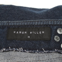 Karen Millen Jupe en jean en bleu