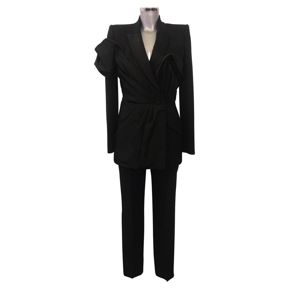 Alexander McQueen Blazer Wol in Zwart