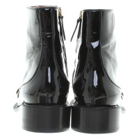 Rochas Bottes en cuir verni