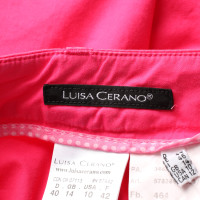 Luisa Cerano Jupe en Coton en Rose/pink