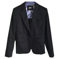 D&G Black blazer in cotton