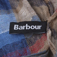 Barbour Scarf with plaid pattern