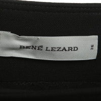 René Lezard Pantalon en noir