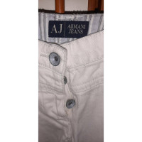 Armani Jeans Jeans in Cotone in Bianco