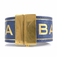 Balenciaga Armreif/Armband aus Leder in Blau