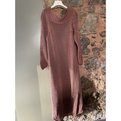Liviana Conti Kleid aus Baumwolle in Braun