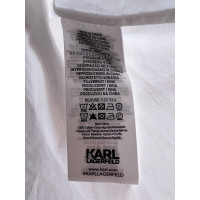 Karl Lagerfeld Capispalla in Cotone in Bianco