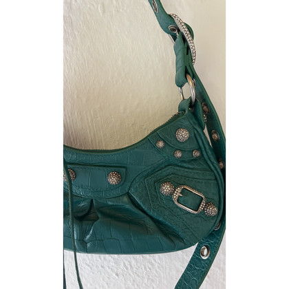 Balenciaga Le Cagole Bag Leather in Green