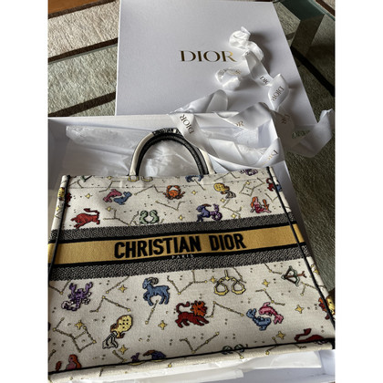 Christian Dior Book Tote Canvas