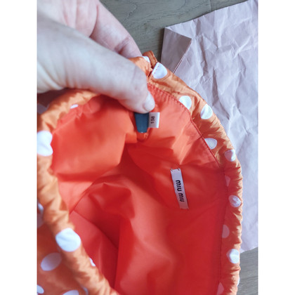 Miu Miu Clutch Bag in Orange