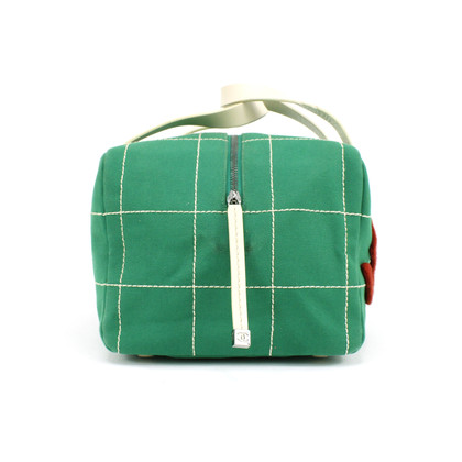Chanel Handtasche aus Canvas in Grün