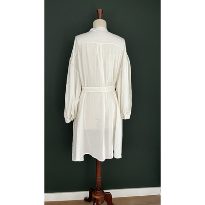 American Vintage Robe en Coton en Blanc