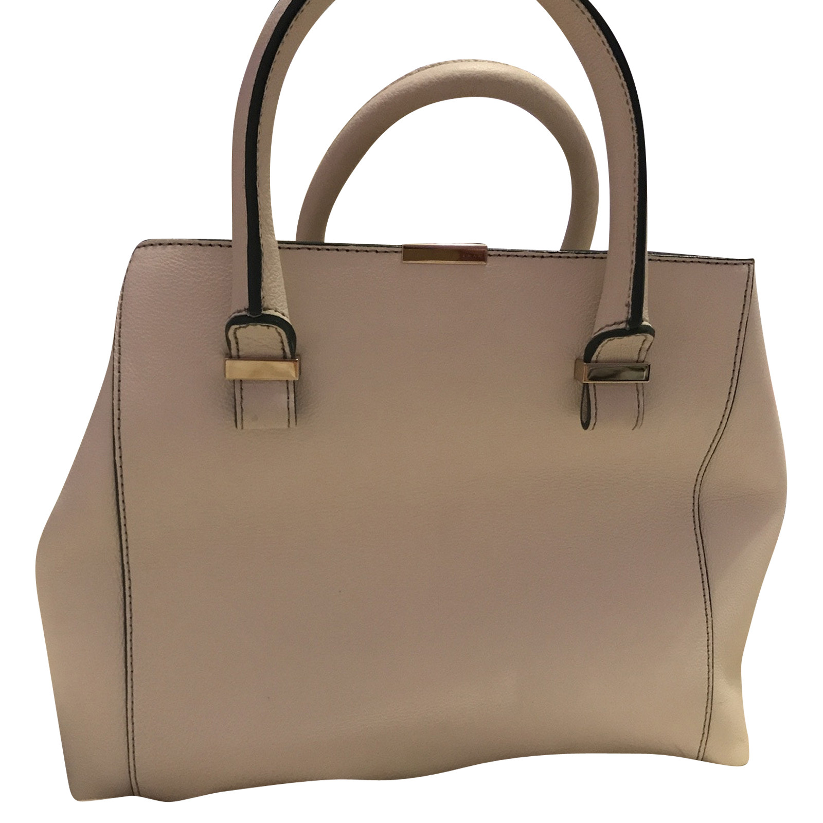 Victoria Beckham Tote bag Leather in White - Second Hand Victoria Beckham  Tote bag Leather in White buy used for 599€ (4406618)