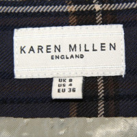 Karen Millen Checkered skirt wool