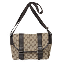 Gucci Shoulder bag Canvas in Beige