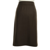 Bogner Wool skirt in dark brown