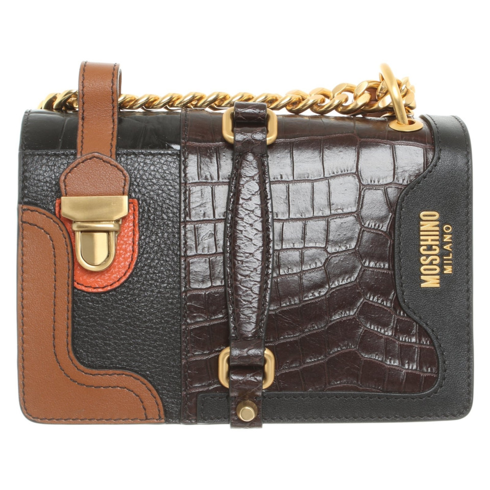 Moschino Shoulder bag made of leather mix