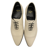 Céline Lace-up shoes Leather in White