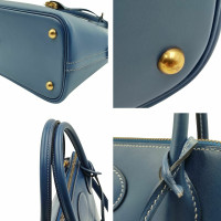 Hermès Bolide 31 aus Leder in Blau