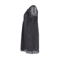 Anna Sui Kleid aus Baumwolle in Schwarz