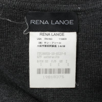 Rena Lange Cappotto lavorato a maglia in grigio