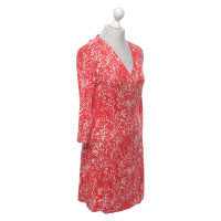 Diane Von Furstenberg Kleid in Rot mit Muster