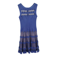 Alaïa Kleid aus Viskose in Blau