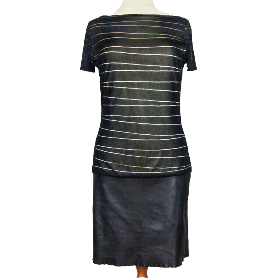 Jitrois Leather skirt dress