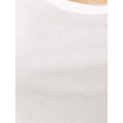 Yohji Yamamoto Oberteil aus Baumwolle in Weiß