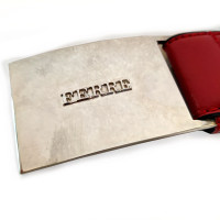Gianfranco Ferré Gürtel aus Leder in Rot