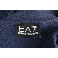 Emporio Armani Jacke/Mantel aus Baumwolle in Blau