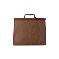 Etro Handtasche aus Baumwolle in Rot