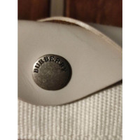 Burberry Cintura in Cotone in Bianco