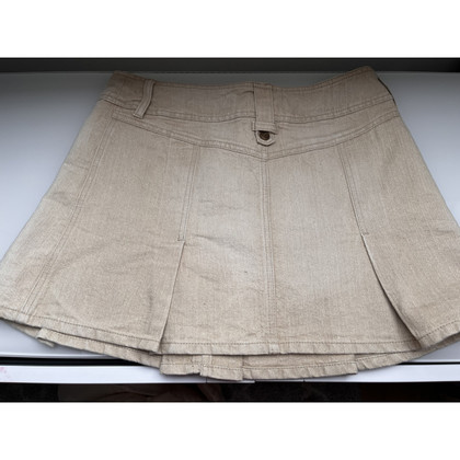 John Galliano Skirt Jeans fabric in Beige