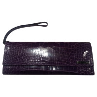 Gucci clutch in violet